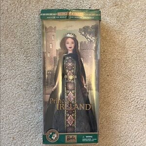 Barbie Princess of Ireland Doll - Emerald and Gold